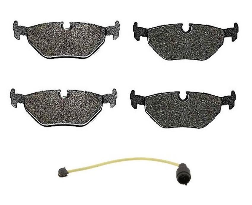 BMW SAAB Brakes Kit - Brembo Pads Rear (Ceramic) (with Sensor) 5058110 - Brembo 2128913KIT